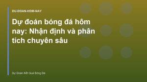 Read more about the article Dự đoán bóng đá hôm nay: Nhận định và phân tích chuyên sâu